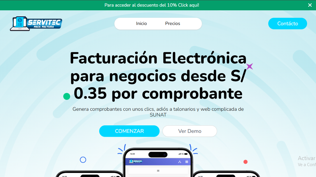 Servitec Fácil Factura